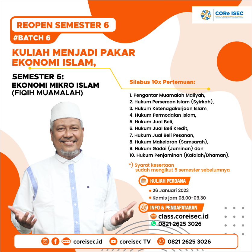 EKIS 6 BATCH 6 (Muamalah Maliyah) EKONOMI MIKRO ISLAM