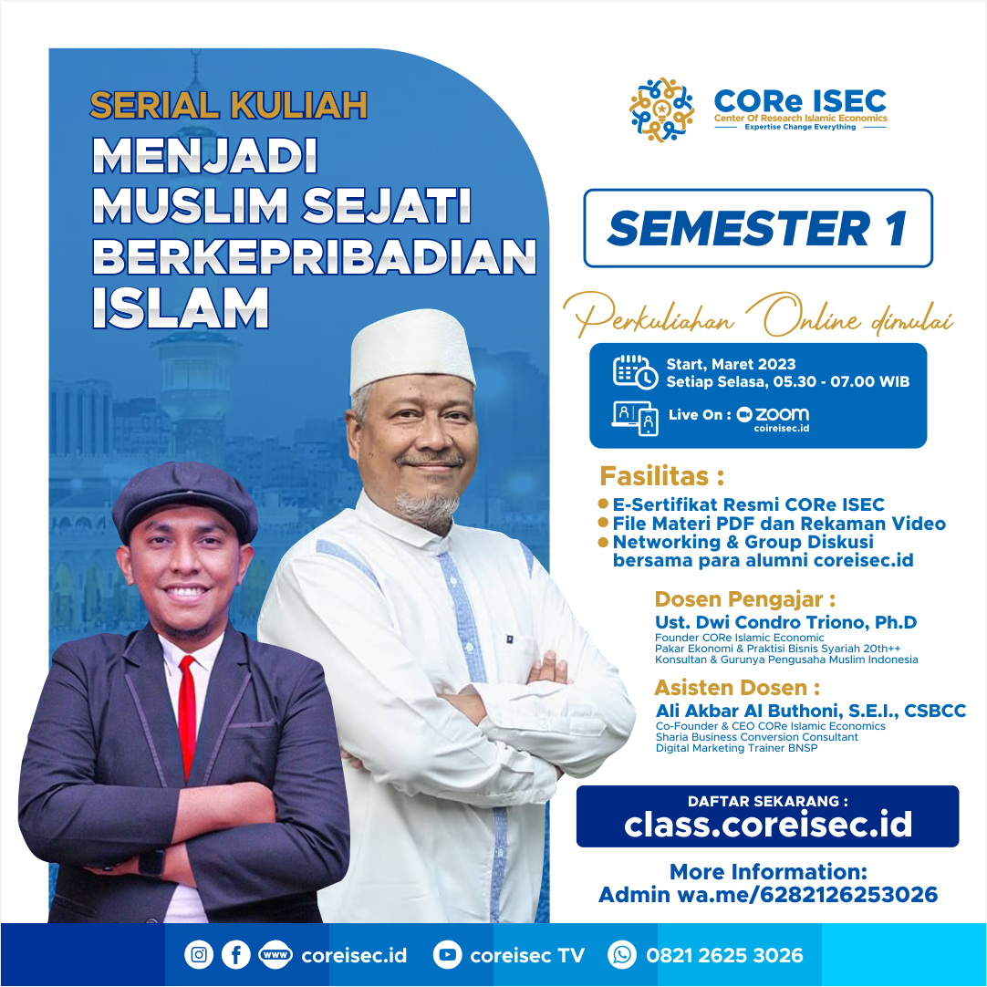 KELAS MUSLIM SEJATI KEPRIBADIAN ISLAM SEMESTER 1